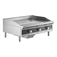 Vollrath GGMDT-36 Cayenne 36 inch Flat Top Gas Countertop Griddle - Thermostatic Control