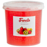 Fanale Strawberry Popping Boba 7.26 lb. - 4/Case