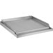 A stainless steel 24" x 27" metal tray with a lid.