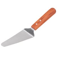 Choice 10 1/4 inch Pie Server with Wood Handle